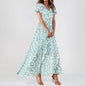 Floral Maxi Evening Party  Dress