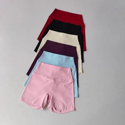 High Waist Breathable Quick Drying Yoga Shorts