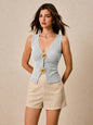 Comfortable and fashionable top for casual or formal occasions.
