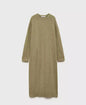Women's Ribbed Finishes Knitted Dress