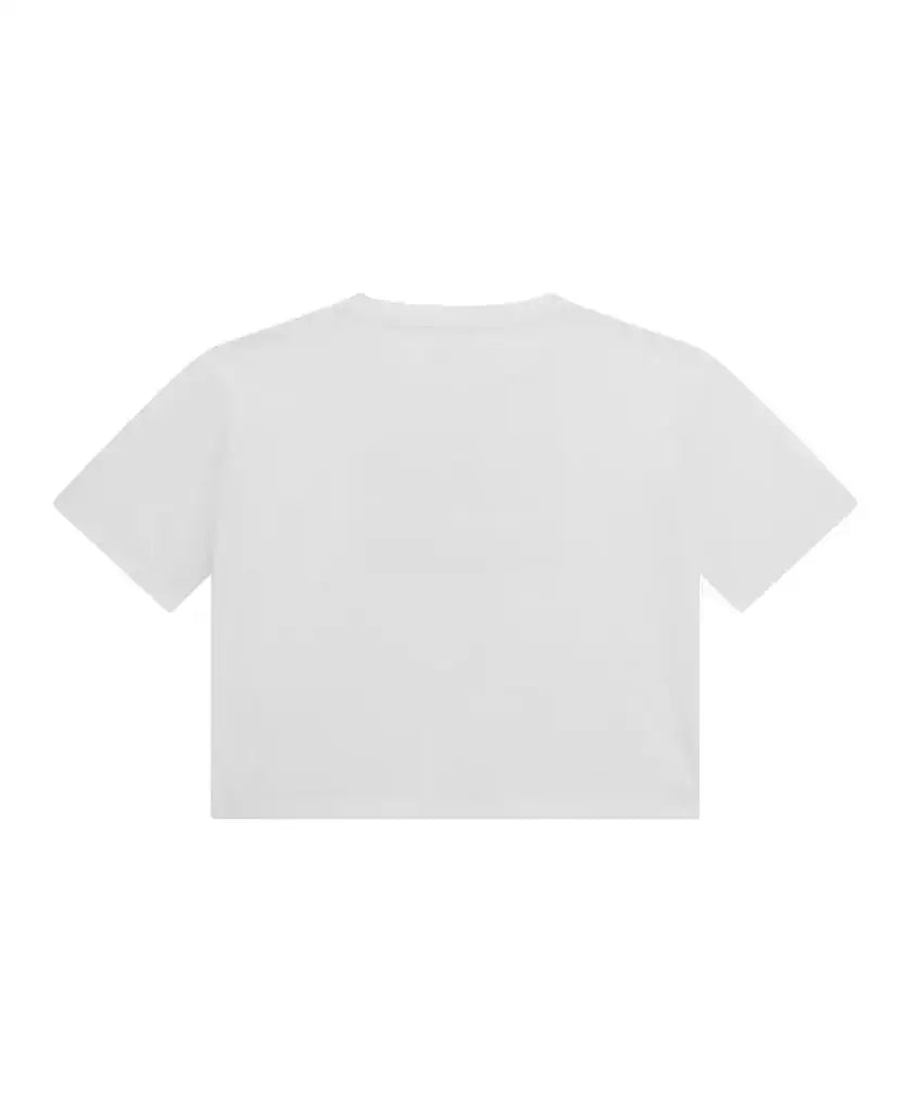 Big Girl Short Sleeve with Shiny Foil Print Logo T-Shirt