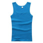 Men's Sleeveless Breathable Cotton Vest - Multi color