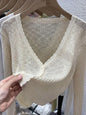 Women's Short Ice Silk Knitted Sun Protection Cardigan