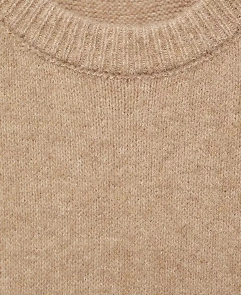 Women's Ribbed Finishes Knitted Dress