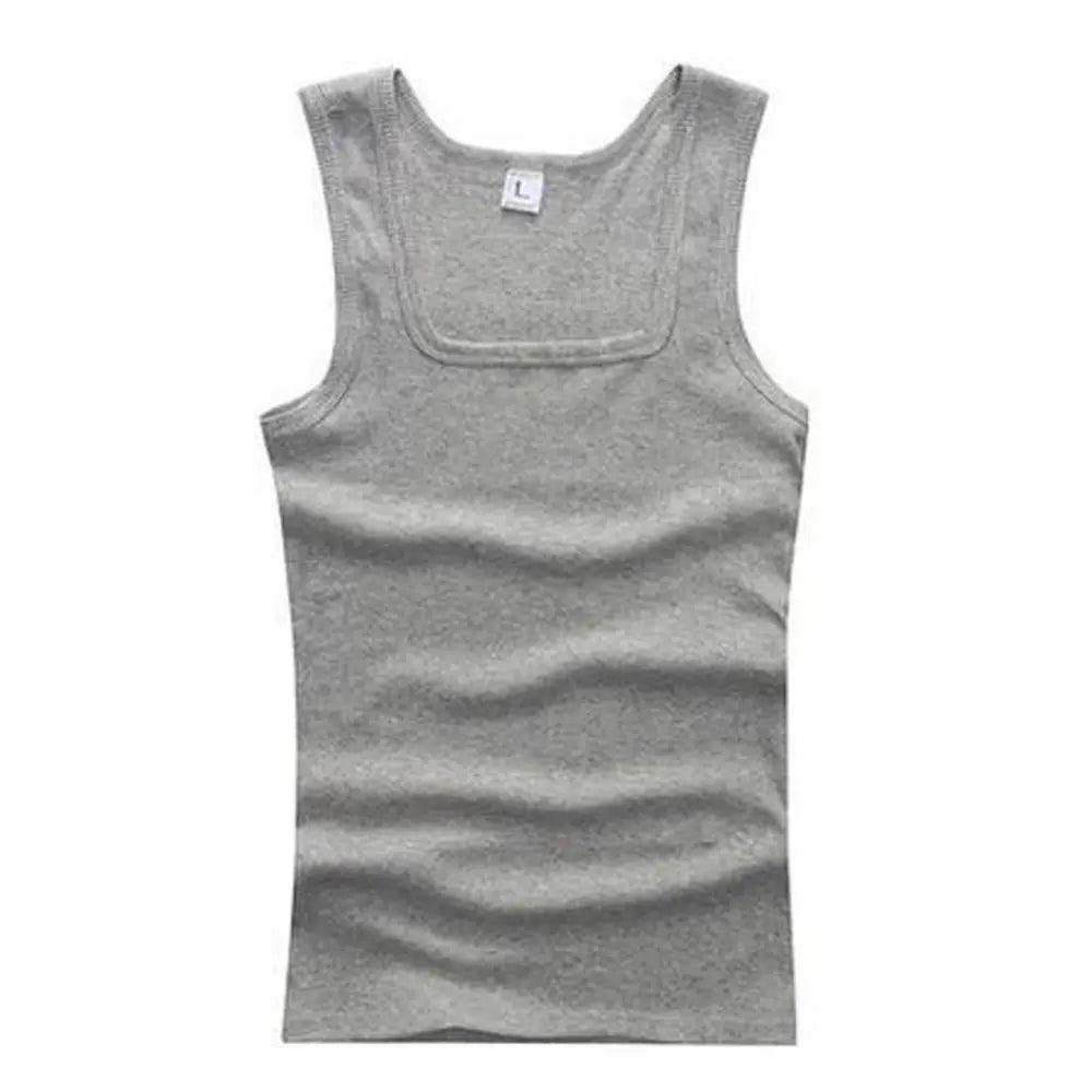 Men's Sleeveless Breathable Cotton Vest - Multi color
