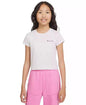 Ribbed Crewneck Short-Sleeve T-Shirt