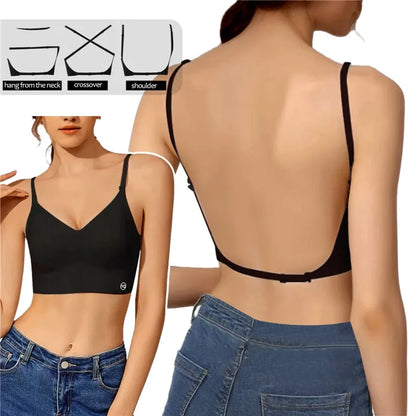 Women Deep U Plunge Bras for Backless Top/ Dresses