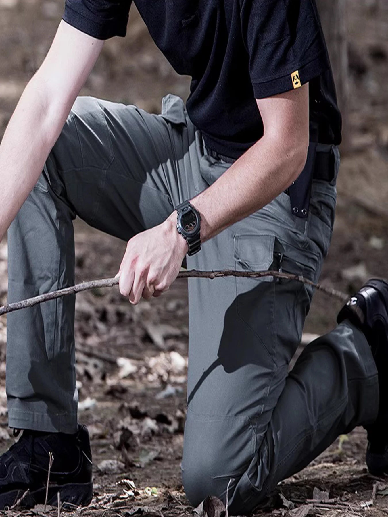 Camouflage Multi-pocket training/overall pants for men for all seasons