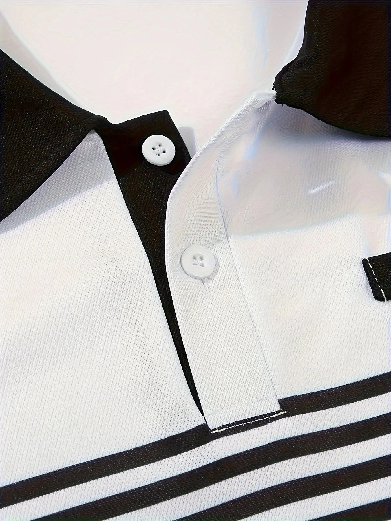 2024 short sleeved V-neck button-down men's casual polo shirt,