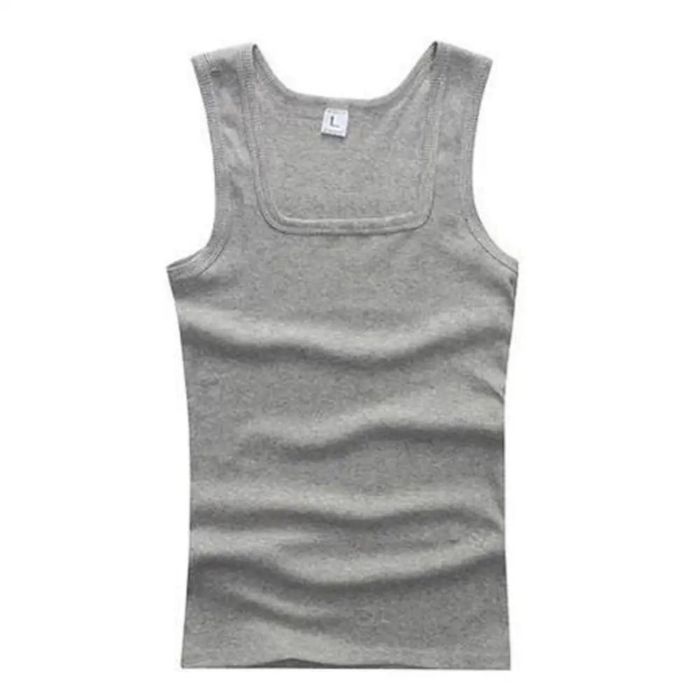 Men's Sleeveless Breathable Cotton Vest - Multi color