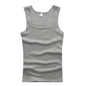 Men's Sleeveless Breathable Cotton Vest - Multi color