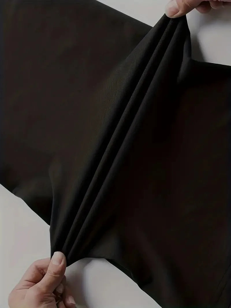 Men's Handsome Short-Sleeved, Black Casual T-Shirt, For Daily Outdoor Travel