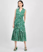 Women's Sleeveless Collared Shirtdress