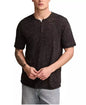 Men's Linen Short Sleeve Henley Shirt