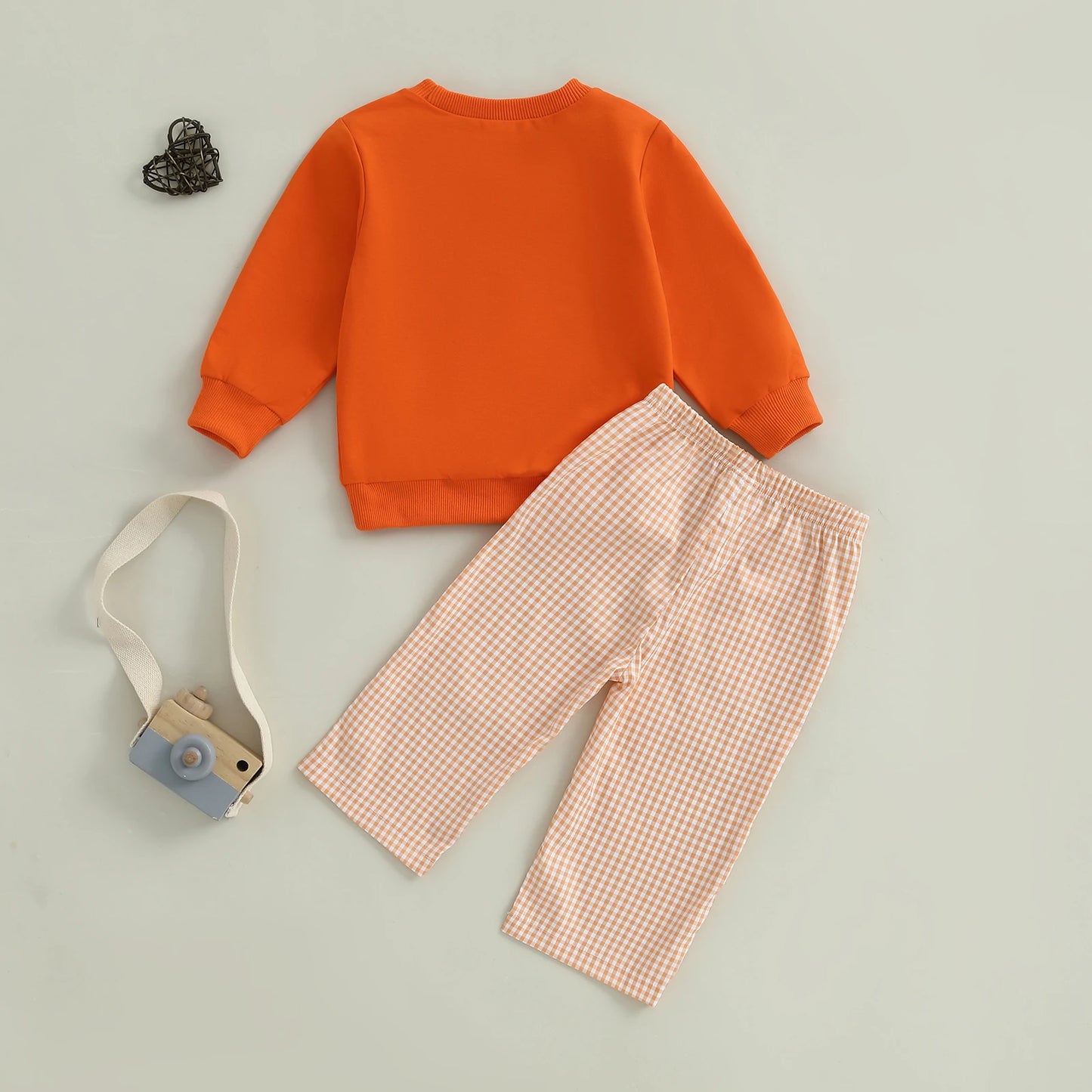 Baby 2Pcs Outfits-Long Sleeve Pullover Tops + Pocket Pants