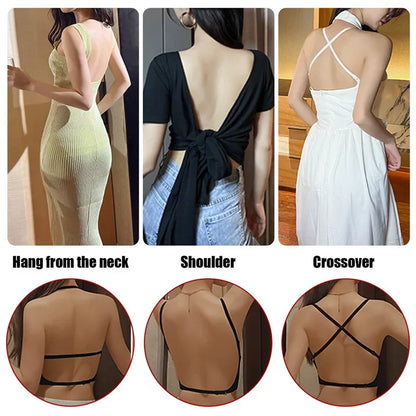 Women Deep U Plunge Bras for Backless Top/ Dresses