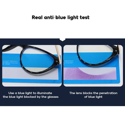 Sexy Cat Eye Vintage Glasses Women Anti Blue Light
