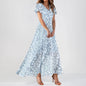Floral Maxi Evening Party  Dress