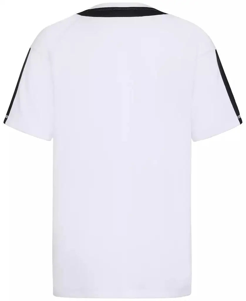 Big Boys  3-Stripe Mesh-Accent Soccer Shirt