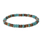 Simple Retro/Bohemian Blue Coconut Men Bracelet