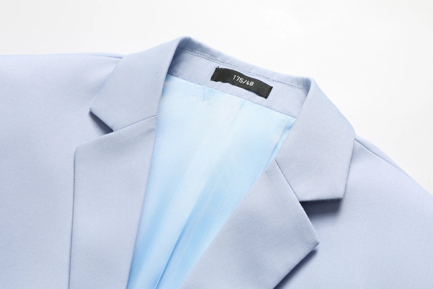 Men's White Two-Piece Wool Business  Suit