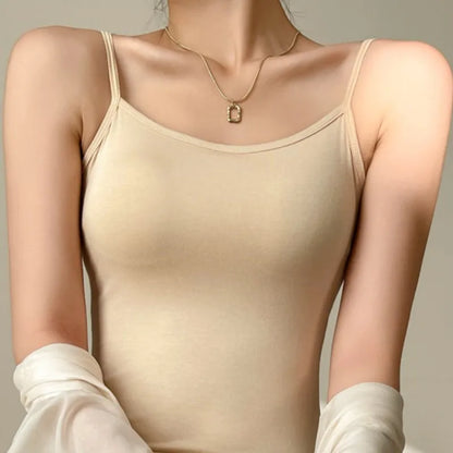 Women Spaghetti Strap Camisole Crop Top