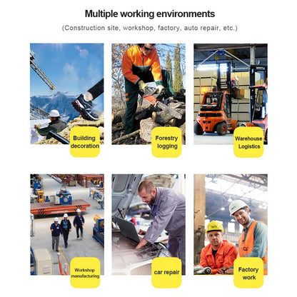 Non Slip Safety Boots with Steel Toe for Men Work