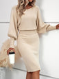 Batwing Sleeve Sweater Dress For Women