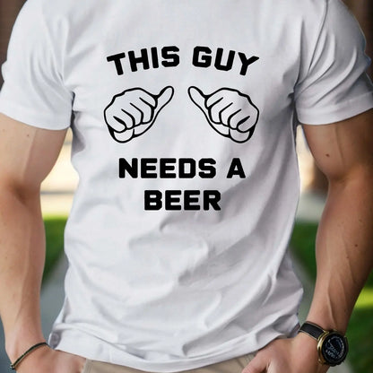 Graphic Pure Cotton Men's Tshirt Comfort Fit