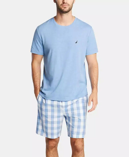 Men's Cotton Plaid Pajama Shorts