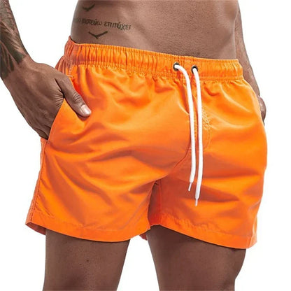 Mens Swim Trunks with Mesh Lining & Side Pockets