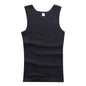 Men's Sleeveless Breathable Cotton Vest - Multi color