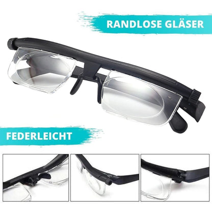 -6D To +3D Adjustable Degree Reading Glasses Variable Focus
