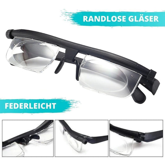 -6D To +3D Adjustable Degree Reading Glasses Variable Focus